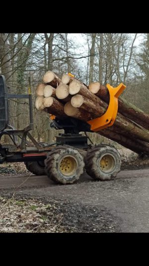 Clambunk in work / Forwarder JD